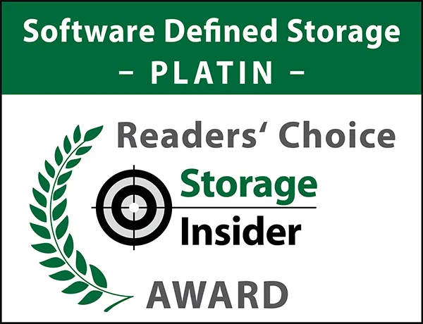 Reader's Choice - Storage Insider Award - Software-Defined Storage - PLATIN