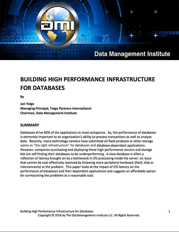 building high performance infrastructure for databases thumb