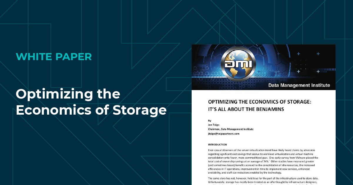 Optimizing the Economics of Storage DataCore Software