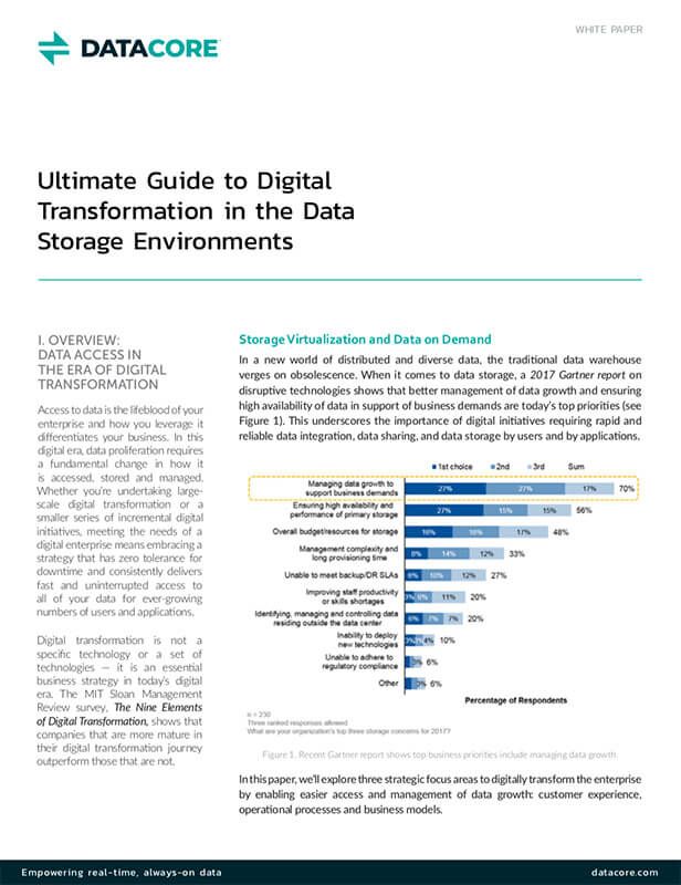 Ultimate Guide to Digital Transformation in Data Storage Environments