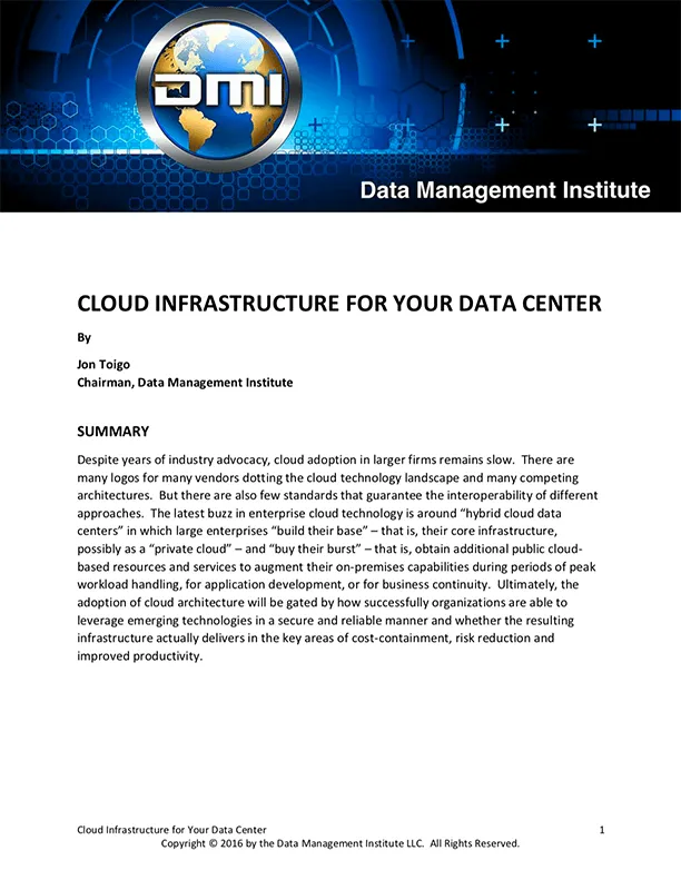 cloud infrastructure for your data center thumb