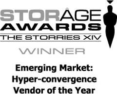 marchés émergents, vendeur hyper-convergence de l'année des storage awards