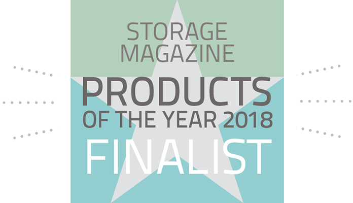 Finalist bei den Produkten des Jahres 2018 des Storage Magazine