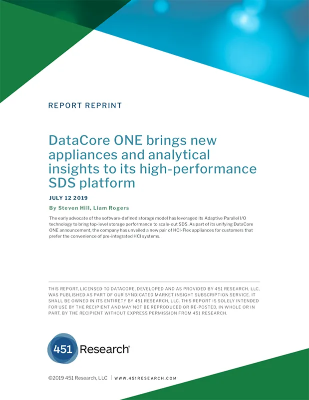 451 Research - DataCore ONE