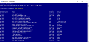 powershell cmdlets