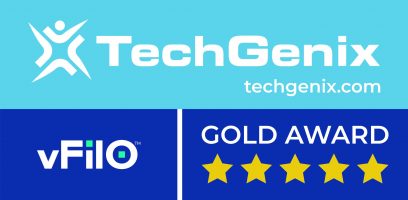TechGenix vFilO Gold Award