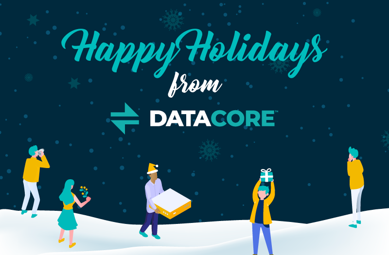 happy holidays from datacore software