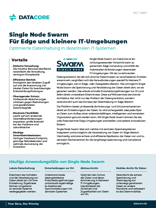 Single Node Swarm