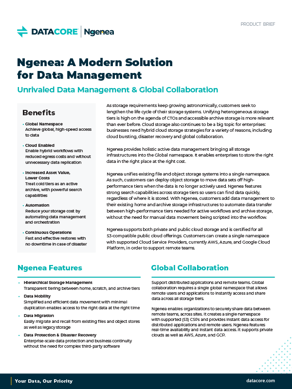 Ngenea Product Brief Thumb