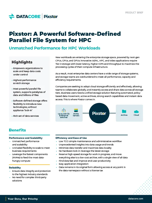 Pixstor Product Brief Thumb