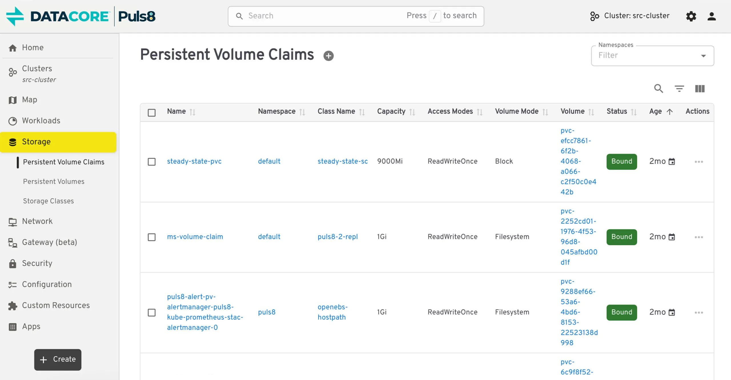 Intuitive Web UI for Management