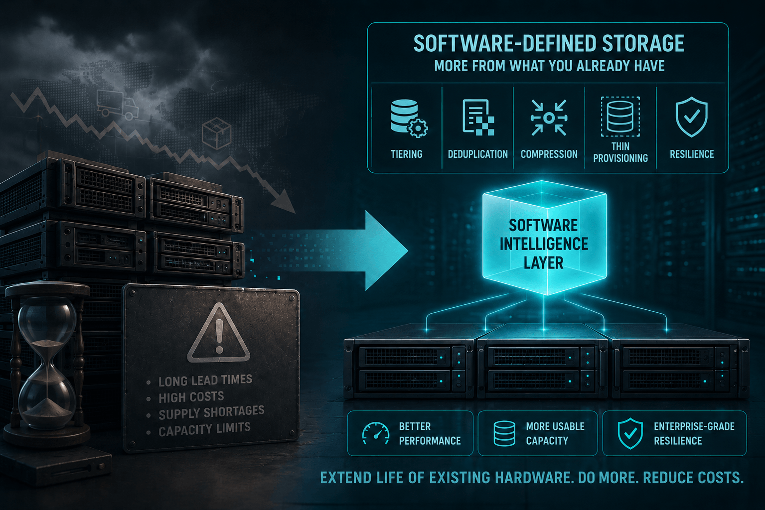 What Decoupling Storage from Hardware Actually Unlocks